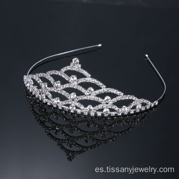 Tiara de princesa de joyas de cabello de moda